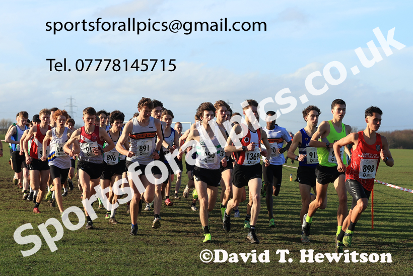 Junior Mens 2026 Northern Cross Country Champs., Pontefract Racecourse, Pontefract. Photo: David T. Hewitson/Sports for All Pics